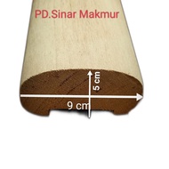 Ralling tangga Kamper Samarinda oven,Handrail kayu,railing kayu.