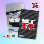 NISSAN GTR TNG - TOUCH N GO STICKER CARD / ATM CARD STICKER COVER, TNG CARD, ATM CARD
