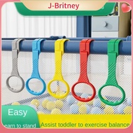 J-BRITNEY อุปกรณ์เสริมแหวนดึงสำหรับเด็กเล่นปากกาเขียนเล่นพลาสติกสีทึบตะขอเตียงเด็กน้ำหนักเบาเครื่องมือช่วยในการเดินสำหรับเด็กทารก