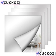 CUCKOZJ 1pc Acrylic Mirror Sheet, 1.6mm Thick Self Adhesive Non Glass Mirror Stickers,  Shatterproof