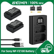 2520mAh NP-FZ100 Battery for Sony Camera A7III A7IV A7C FX3 FX30 A9 A6600 A6700 ZV-E1 ZV-E10 II A9S 