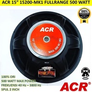 Original 15 inch ACR Full Range 15200 New Speaker 15" ACR Full Range 15200/