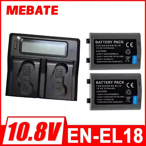 EN-EL18 EN-EL18D 3500mah Battery EN EL18a For Nikon D4 D4S D5 D6 D500 D800 D800E D810 D850 Z5 Z6 Z9 