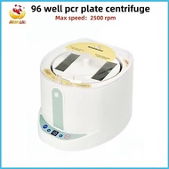 WEIAI Portable 96 Well PCR Plate Centrifuge Compact Mini Lab Centrifuge High Efficiency Easy Operati