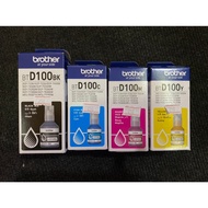 Genuine Brother Ink Refill BT-D100 BK C M Y
