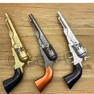 All-metal Western Cowboy Smash 8090 Nostalgic Children's Toy Large Extended Fire Revolver Model