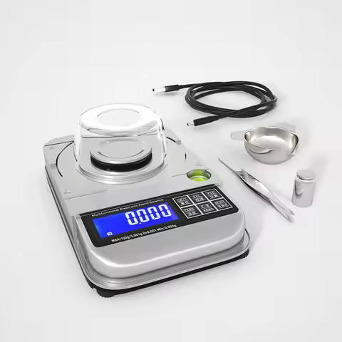 BL-C 50g/80g/100g 0.001g Precision Jewelry Carat Scale LCD Digital Fixed-number Warning Medicinal La