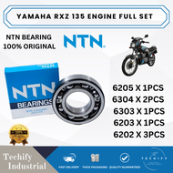 YAMAHA RXZ 135 NTN ENGINE BEARING SET X 8PCS RXZ135.62056304630362036202 100% ORIGINAL