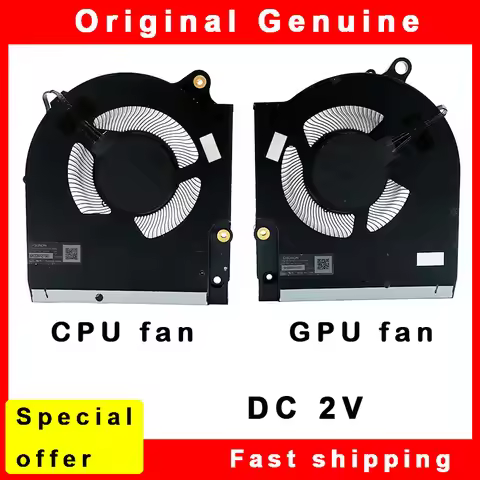 New Laptop CPU GPU Cooling Fan Cooler for Dell Alienware m15 R7 ALWM15-R2763QB EG75071S1-C200-S9A EG