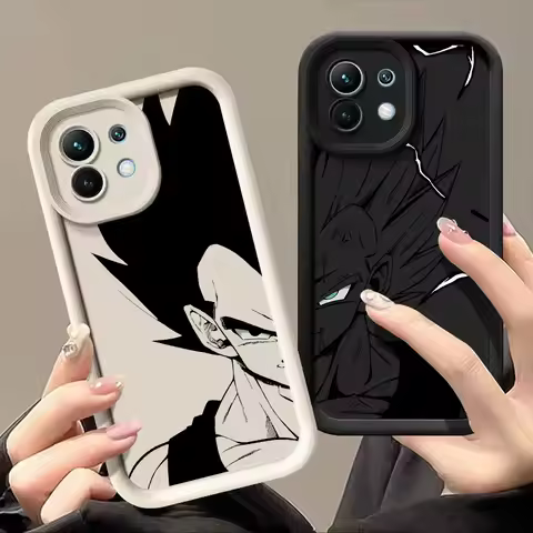 Super Saiyans Vegeta Anime Silicone Case For Xiaomi 15T 14T 13T Pro 15 Ultra 17Pro Max Poco F7 X7 X6