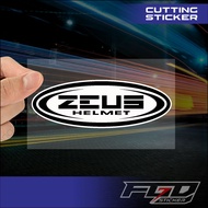Cutting Sticker Logo ZEUS Helmet