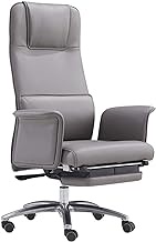 Boss Chair Reclining Chairs Living Room Armchairs Office Chair Computer Desk Chair Executive Task Chair Ergonomic Leather Mid Back Color : Gray Size : 119x71x74cm interesting