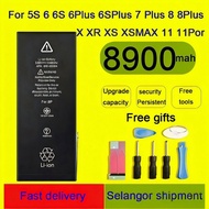 High Capacity Battery For IP 6 6SP 7plus 8plus X XS xr XSMAX 11Pro 12 13【free tool】