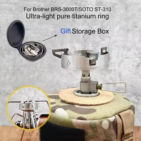 Outdoor Gas Wind Shield Support of Camping Stove for SOTO Spider Stove ST310 Brothers BRS3000T FMS30