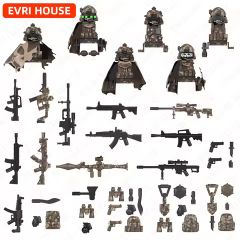 Special Forces Mini Building Blocks Dolls Bricks Action Figures Sniper Commando Scout Toys for Child