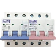MAXGUARD Miniature Circuit Breaker (MCB) 3 Pole 32A/63A