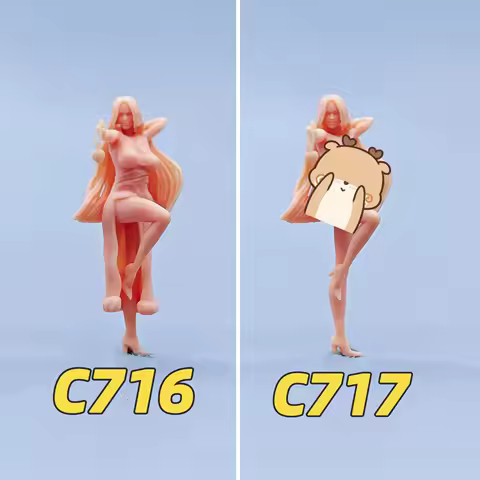 1/64 Figurines Scale Model Resin Pirate King Empress Hancock Uncolored Miniatures Diorama Hand-paint