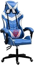 office chair E-sports Chair Ergonomic High Back Racing Style Gaming Chair Office Desk Computer Chair Multifunctional Massage Chair Chair (Color : Black Blue) needed Comfortable anniversary
