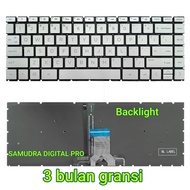 Laptop Keyboard hp 14s-fq2002AU hp 14s-dq2614TU silver backlight