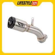 Motorcycle Modified Muffler Z900 Exhaust Pipe Z900 Middle Section 2017-2023 Kawasaki Z900 Muffler