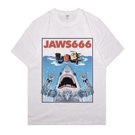 XtremeMerch JAWS666 (White Version) Oversized Kaos 100% Original Tshirt