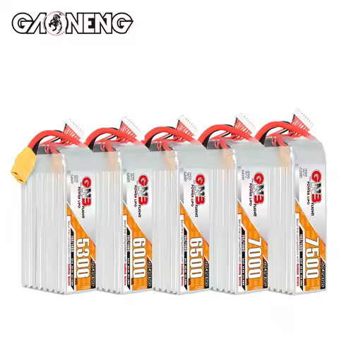 GNB 8S Lipo Battery 29.6V 30.4V 5200/6000/6500/7000/7500mAh With XT90 XT90S for RC FPV Drones Helico