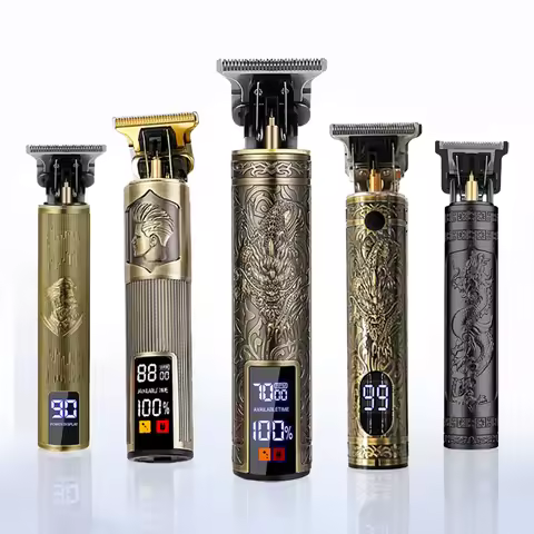 New！T9 Electric Hair Trimmer/Accessories | USB Professional Shaver | 0mm Bald Fade Cutting Machine P