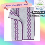 {Readystock}Norwex hand towel purple wave{limited edition}