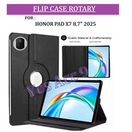 HONOR PAD X7 Case 8.7 inch 2025 | Honor Pad X7 | Rotary Leather Casing Flip Cover tablet