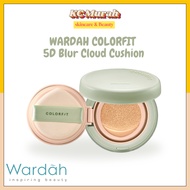 Wardah COLORFIT 5D Blur Cloud Cushion Matte Finish Foundation Facial Concealer
