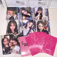 100 photocard unofficial IVE 2 sisi bolak balik selca editon free inner sleeve