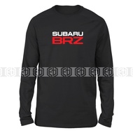 SUBARU BRZ Round Neck Cotton Long Sleeve Tshirt T-shirt Tee Shirt Unisex Print Korean Fashion