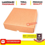 Box 22x22x5.5 Brownies Box/ Cake Box/ Brownies Box/ Brownies Box Box Window Box Cake Box/