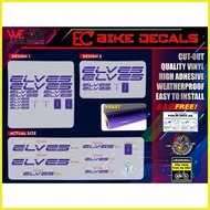 ▌ ≅ ∩ WECAST Elves Bike Frame Decals Sticker and Stickers for Bike Frame