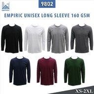 Empiric 160gsm Unisex Long Sleeve Tee XS-2XL (9802)