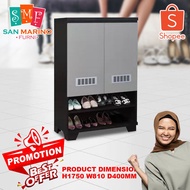 Grey Shoes Cabinet / Shoes Rack / Rak Kasut / Shoes Cabinet / Shoes Storage / Rak Kasut / Kabinet Ka