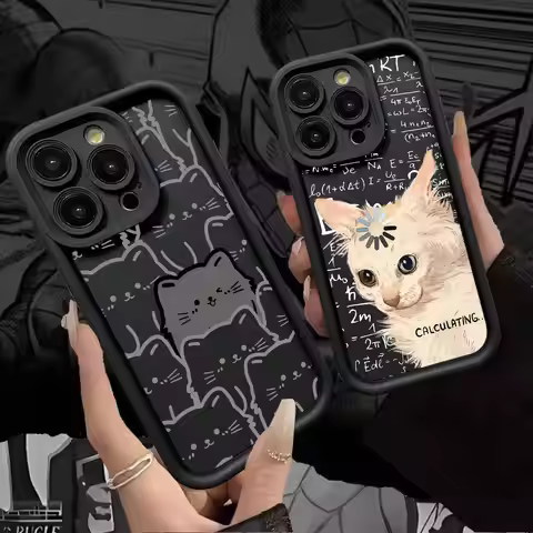 Art Formula Cat Graffiti Phone Case For Infinix Hot Note Zero 80 90 60 50s 50x 50 40s 40 GT 20 30 Sm