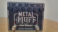 Metal muff with top boost