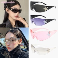 1Pcs Fashion Trendy Frameless Star-Shaped Sunglasses Y2K Sunglasses for Unisex Sunglasses