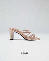 Flynn - Evening Heels รองเท้าสายเพชร สูง 2.5 นิ้ว รองเท้าออกงาน รองเท้าไปงานแต่ง รองเท้าแต่งคริสตัล