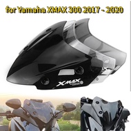 for Yamaha XMAX 300 2017 - 2020 Motorcycle Sports Front Windshield Windscreen Accessories