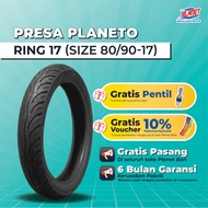 Ban Motor Ring 17 - 80/90 Presa Planeto TUBELESS (Ban Motor Supra X 125 Karisma Vega R Revo Satria F