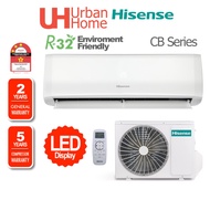 Hisense AirCond R32 CB Series Air Conditioner ( 1.0HP - 2.0HP ) AN09CBG / AN12CBG / AI09CBGS / AI12C