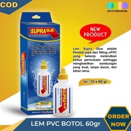 Lem Pipa PVC BOTOL 60 gram Lem Pipa Paralon PVC Supra
