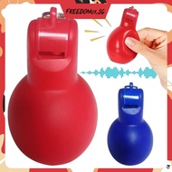 [Freedom01.sg] Hand Squeeze Whistle Sports Whistle Loud Crisp Sound Whistle Emergency Whistle