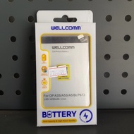Baterai Wellcomm Oppo A3S A5S A5 BLP673
