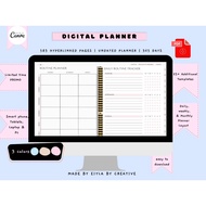 UNDATED DIGITAL PLANNER  2026 | JOURNAL 2026 | YEARLY CALENDAR 2026 | DIGITAL NOTE BOOK | LIFESTYLE 