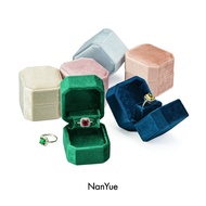 New High-End Velvet Jewelry Box for Proposal Rings, Single Rings, Jewelry Packaging Box, Accessories