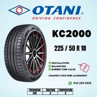 2255018  225 50 18 225/50R18 225-50-18 OTANI KC2000 Car Tyre Tire TYRE THAILAND (FREE INSTALLATION)