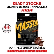 Fitlife MASSIV GAINER 2 lbs - 900 grams Massive Mass Pro Gainer 2lb [New MPRO]